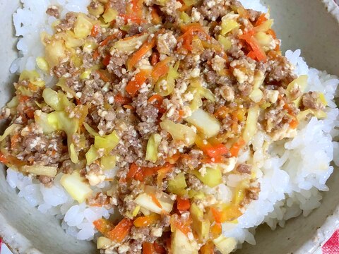 野菜と豆腐入りの豚肉そぼろ★